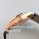  JF Factory Copy Audemars Piguet Royal Oak Watch Black Dial Leather Strap 15400  (6)_th.jpg